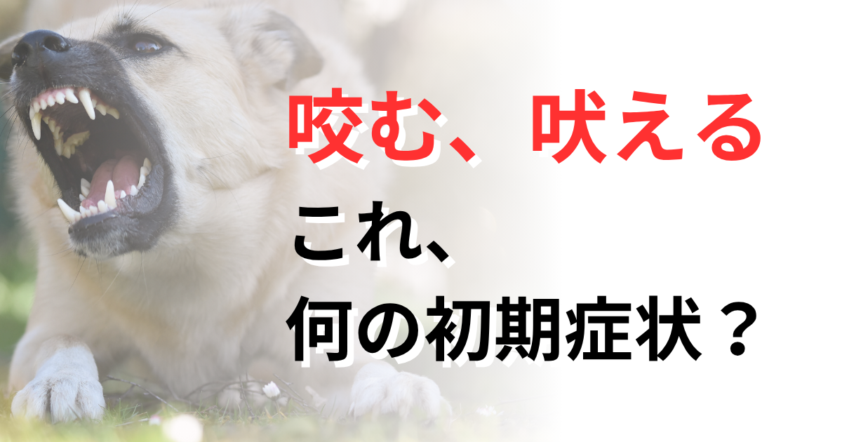 犬が牙をだしている